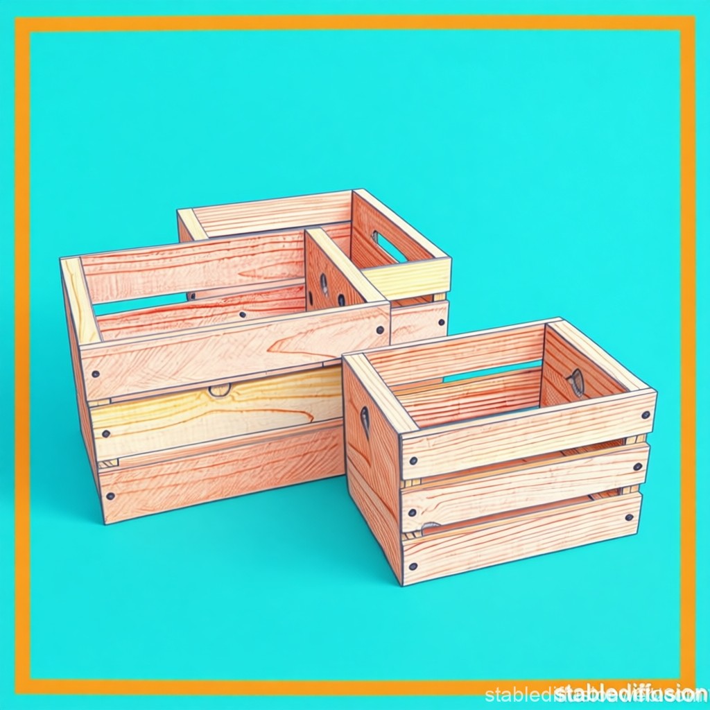 Square crate